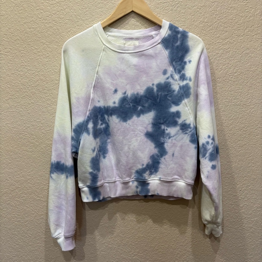 American Eagle AE Forever Crew Neck Sweatshirt Tie Dye Size Small Cozy Lounge
